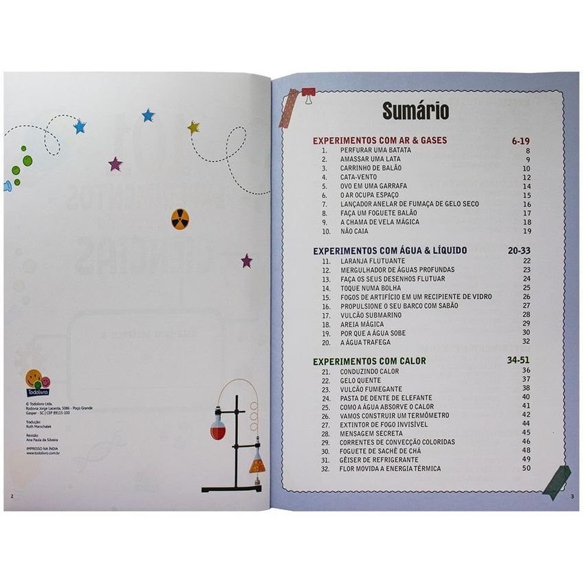 Livro Infantil - 101 Experimentos E Projetos De Ciências - imagem 5