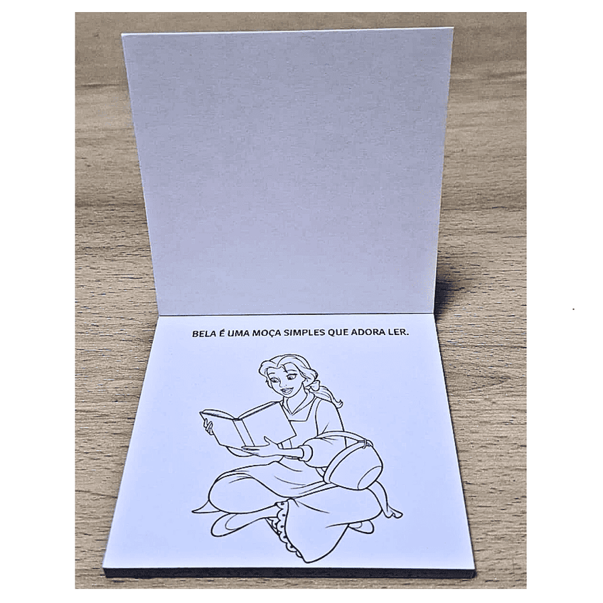 Livro Infantil - Minilivros Ler E Colorir - Princesas Disney - imagem 3