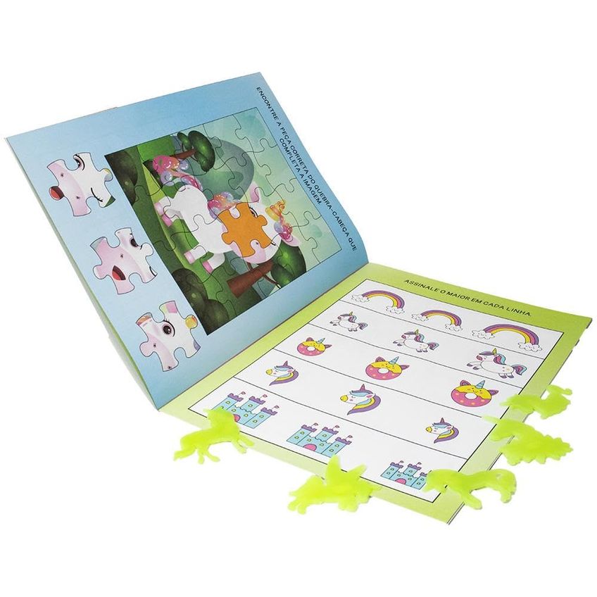 Livro Infantil - Brilha No Escuro! Unicórnios - imagem 4