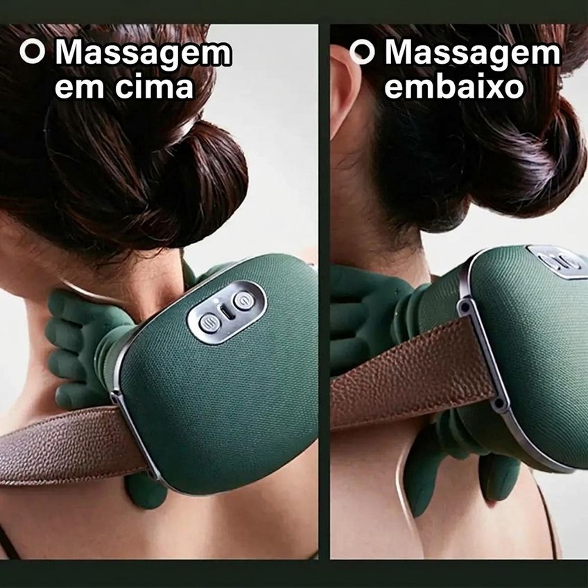 Massageador Para Ombro Cervical Trapezio Recarregável - imagem 3