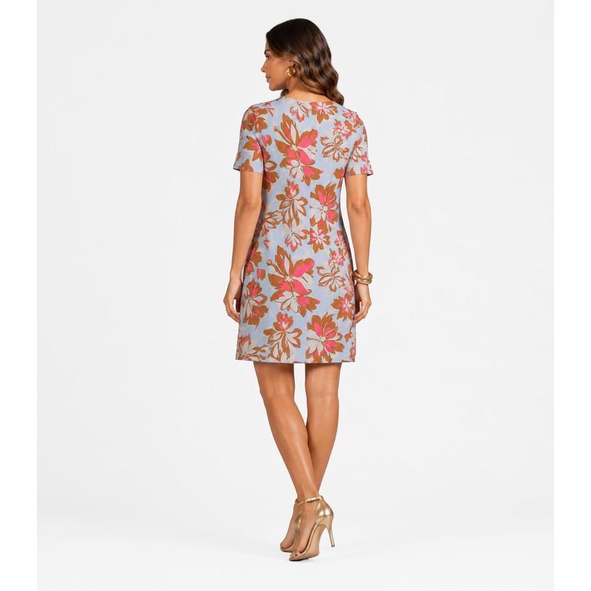 Vestido Feminino Estampado Select Azul P - imagem 2