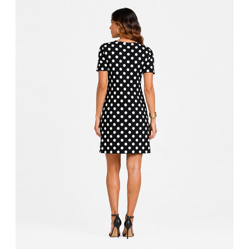 Vestido Feminino Estampado Select Preto GG - imagem 2