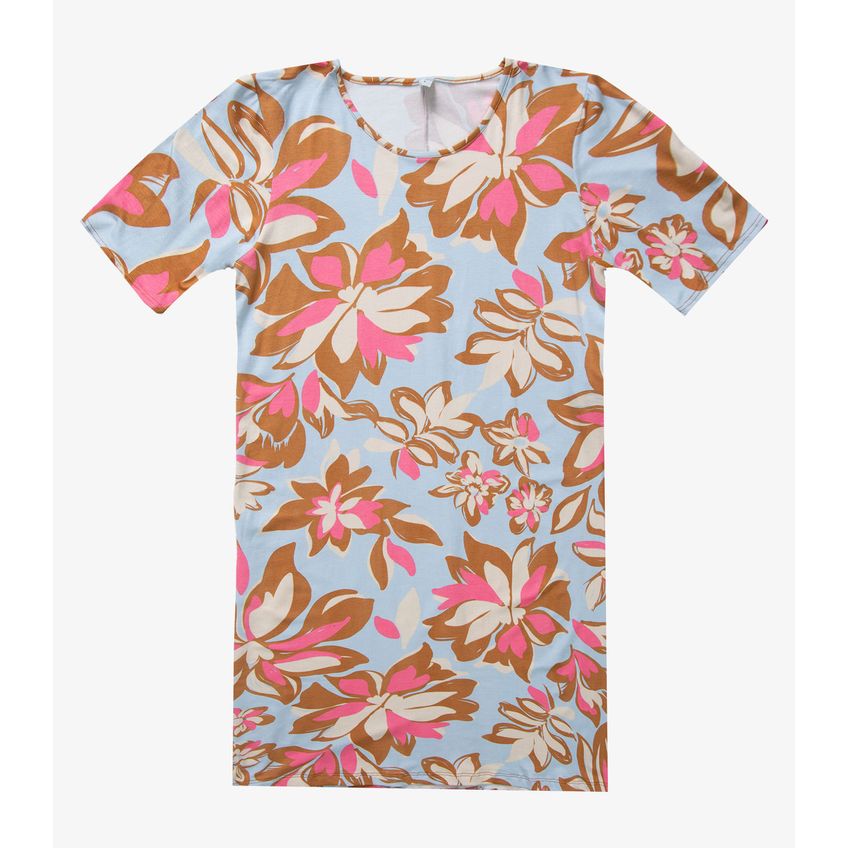 Vestido Feminino Estampado Select Azul G - imagem 4