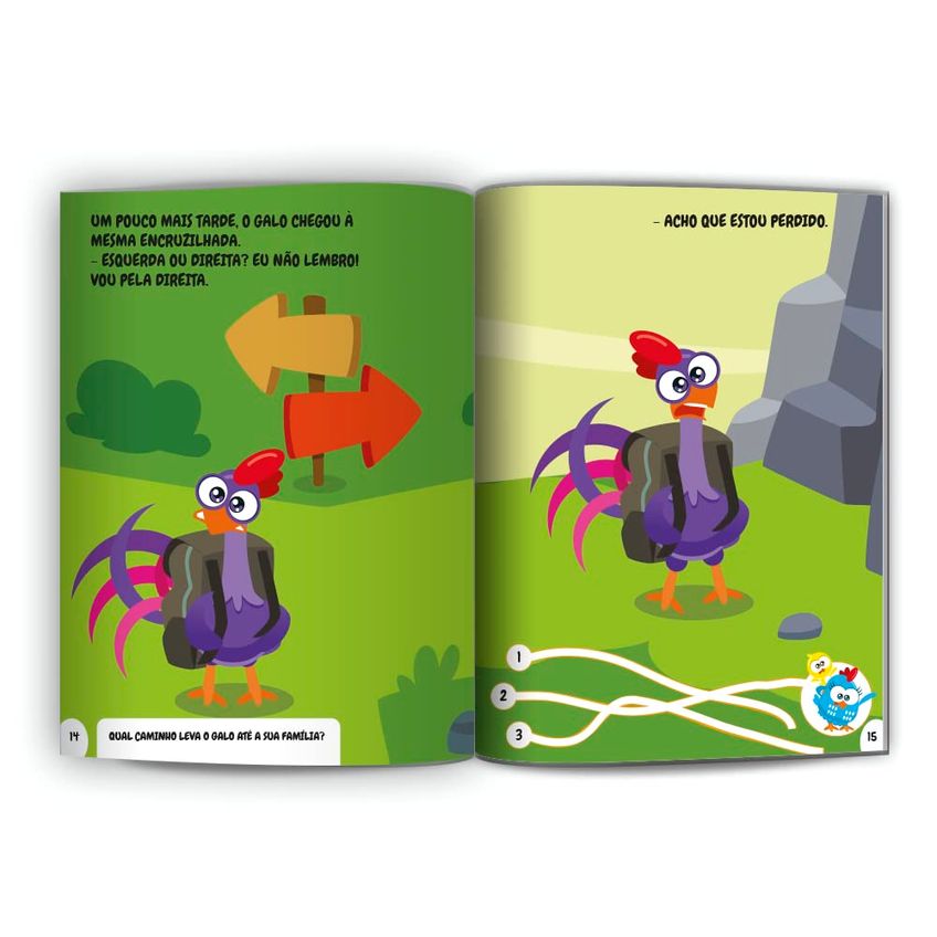 Livro Infantil - Crescendo Com A Galinha Pintadinha - Perdido Na Montanha - imagem 3
