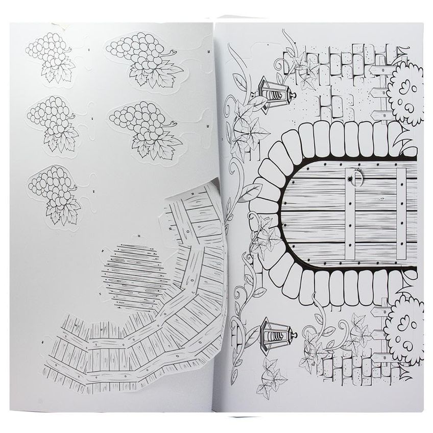 Livro Infantil - Colorir E Montar: Fazenda - imagem 3