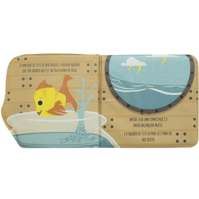 Livro de Banho Infantil Amiguinhos do Mar - Peixinho - imagem 3