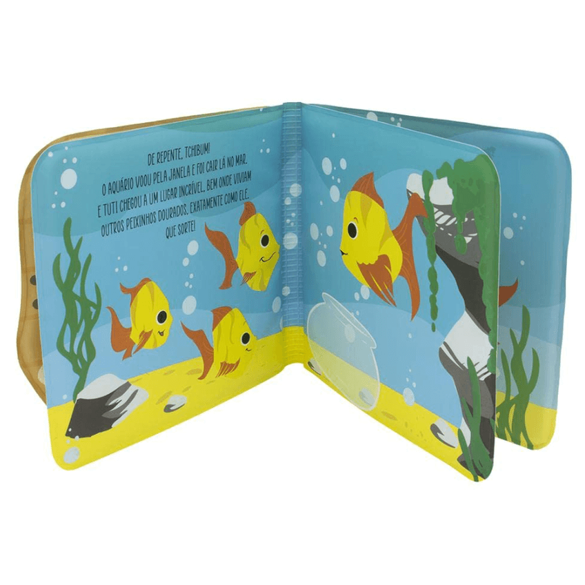 Livro de Banho Infantil Amiguinhos do Mar - Peixinho - imagem 4