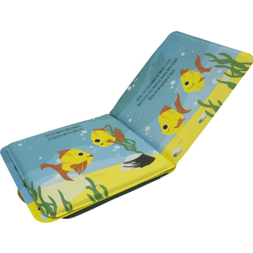 Livro de Banho Infantil Amiguinhos do Mar - Peixinho - imagem 5