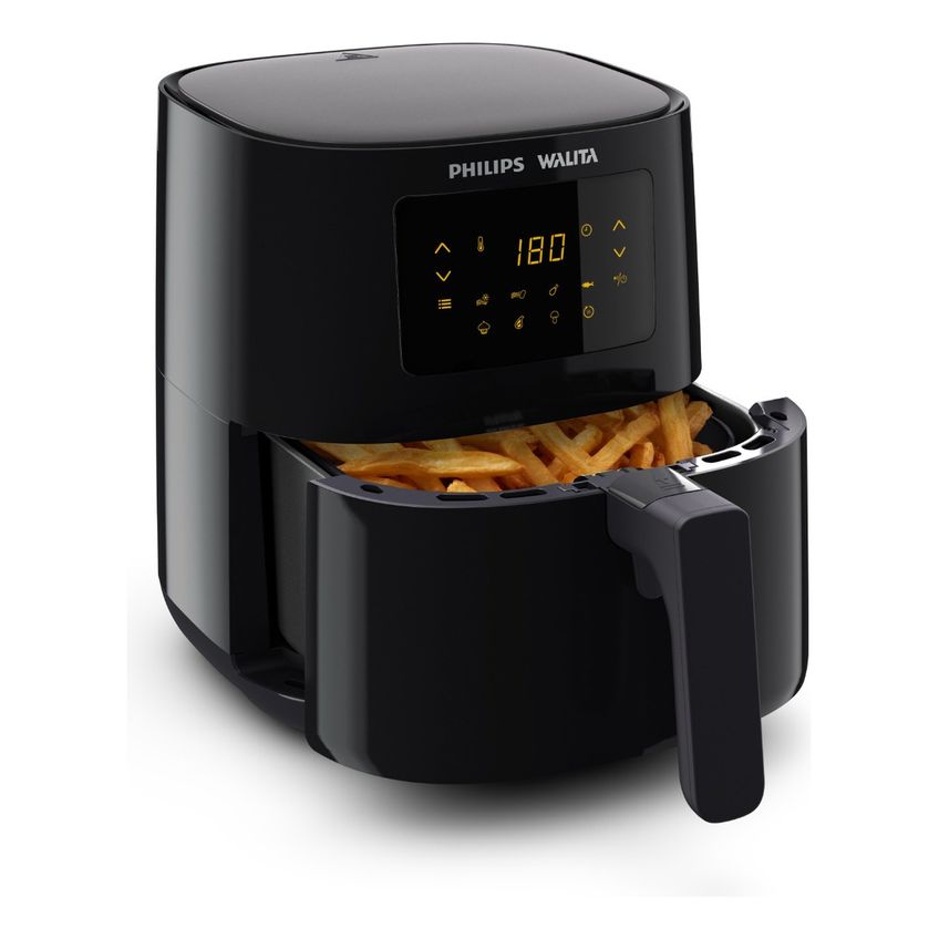 Fritadeira Elétrica Airfryer Philips Walita Essential XL RI9270 Painel Digital Sem Óleo Preta - imagem 3