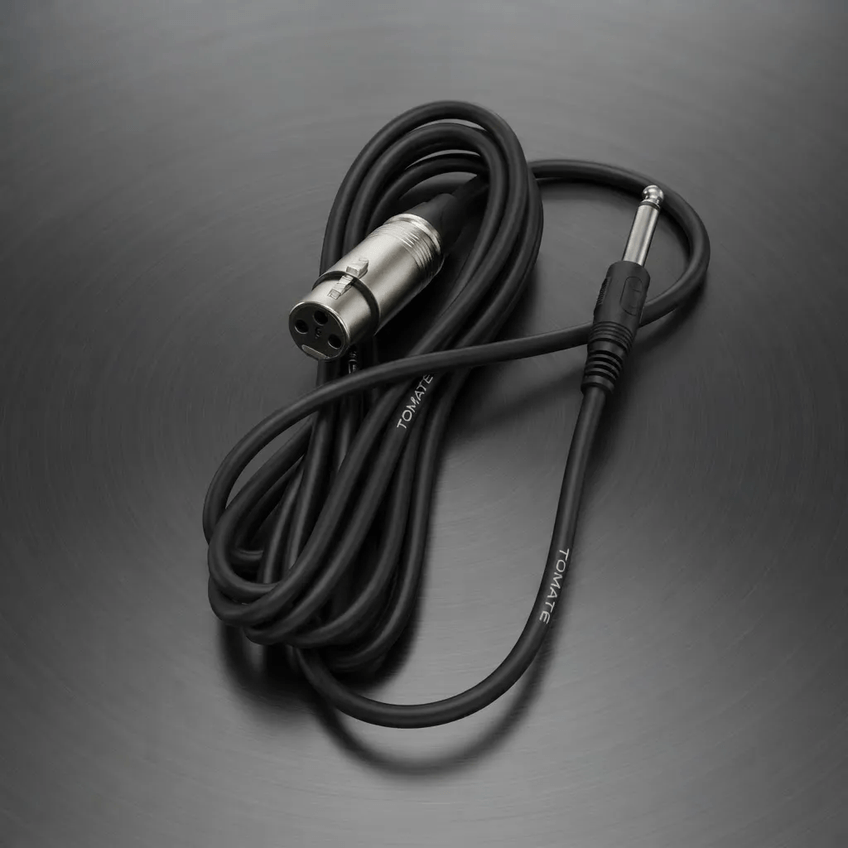 Cabo Microfone P10 Mono Xlr Femea 3m Tomate Mcb-014 - imagem 4