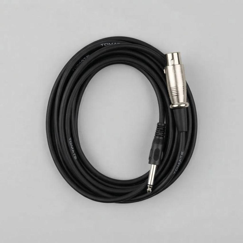 Cabo Microfone P10 Mono Xlr Femea 3m Tomate Mcb-014 - imagem 5
