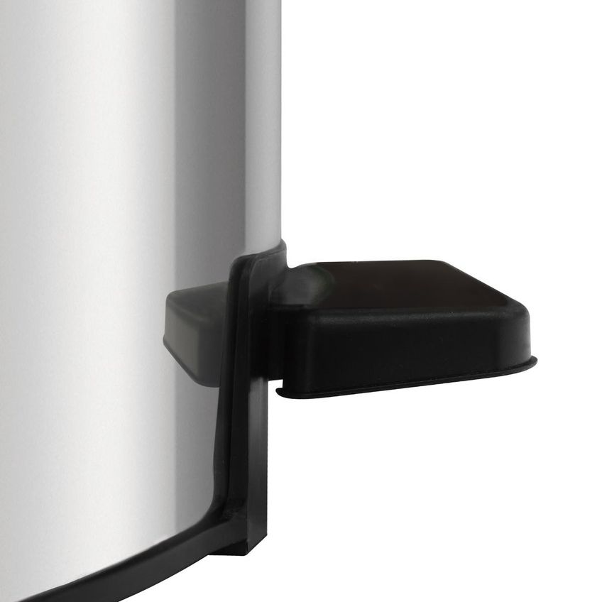 Lixeira Com Pedal Loop Em Aço Inox Polido 12 L Tramontina - imagem 4