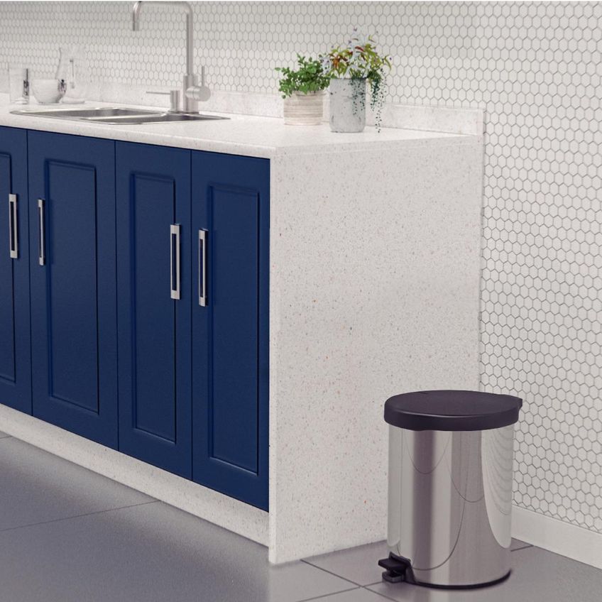 Lixeira Com Pedal New Em Aço Inox Polido 12 L Tramontina - imagem 3