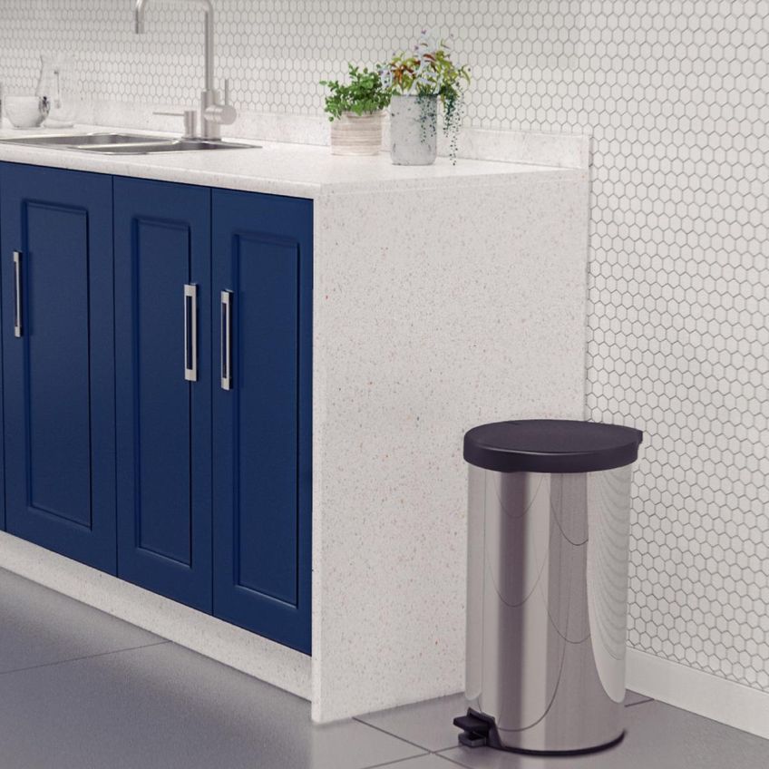 Lixeira Com Pedal New Em Aço Inox Polido 20 L Tramontina - imagem 2