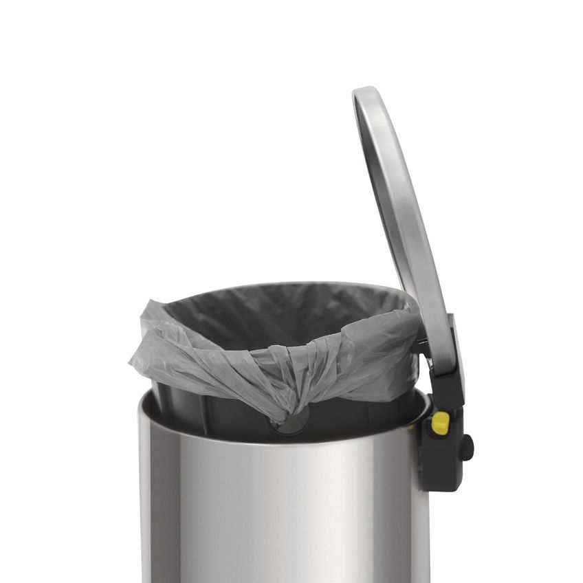 Lixeira Com Pedal Loop Em Aço Inox Polido 5 L Tramontina - imagem 4