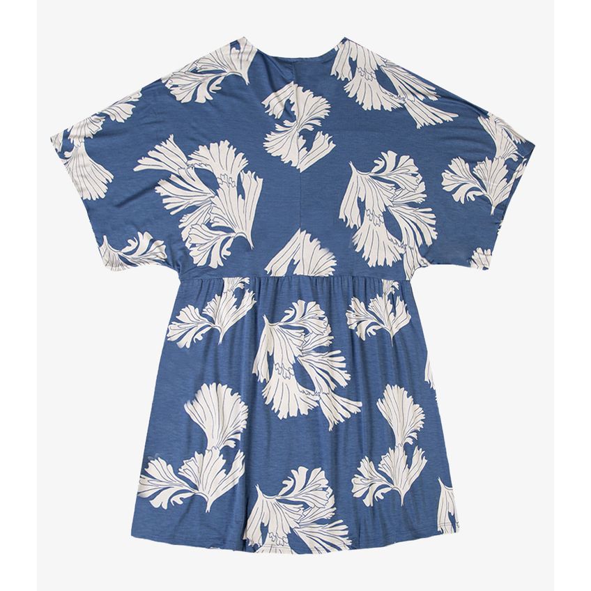 Vestido Feminino Com Decote Em V Infinita Cor Azul M - imagem 5