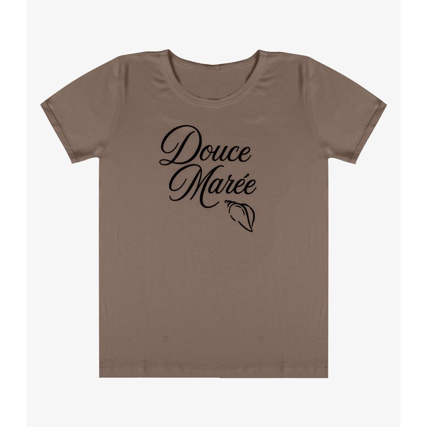 Blusa Feminina Em Visco Tricot Infinita Cor Marrom P - imagem 4
