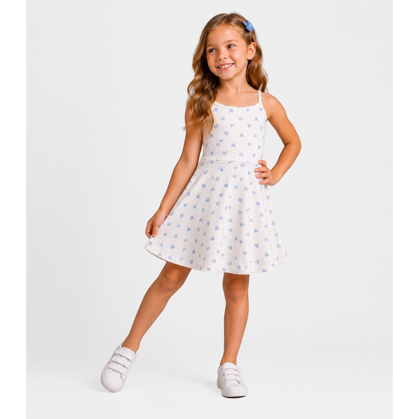 Vestido Infantil Estampado Select Bege 4 - imagem 3