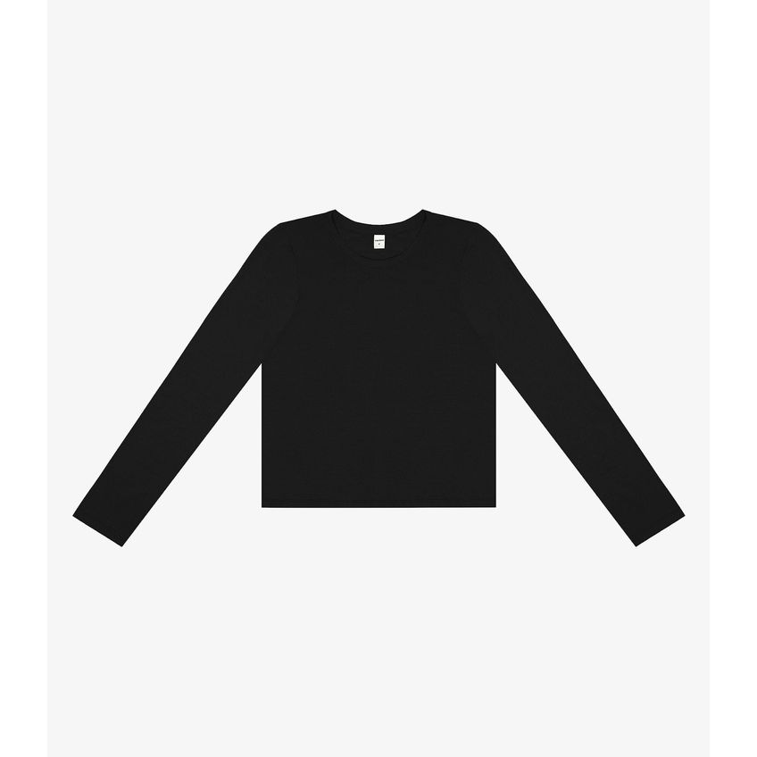 Blusa Feminina Em Malha De Viscose Infinita Cor Preto P - imagem 4