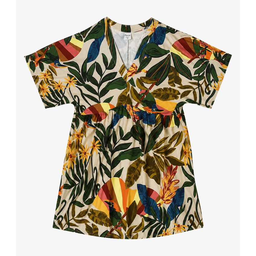 Vestido Feminino Com Decote Em V Infinita Cor Bege P - imagem 4