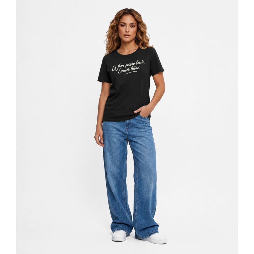 Blusa Feminina Molecotton Com Estampa Infinita Cor Preto P - imagem 3