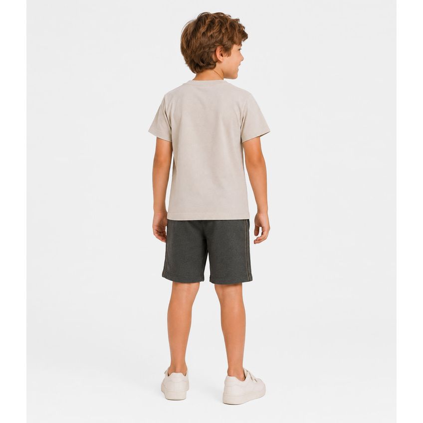 Bermuda Infantil Menino Com Estampa Rovi Kids Preto 6 - imagem 3