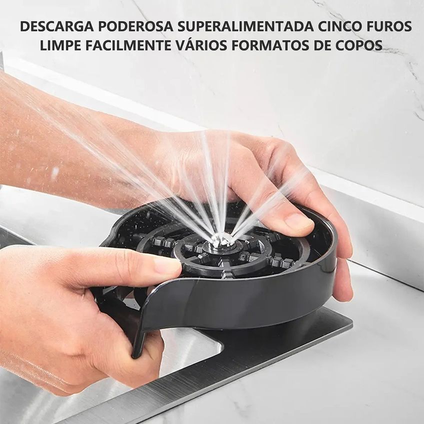 Lavador de Copos e Taças Automático para Pia de Cozinha - imagem 3