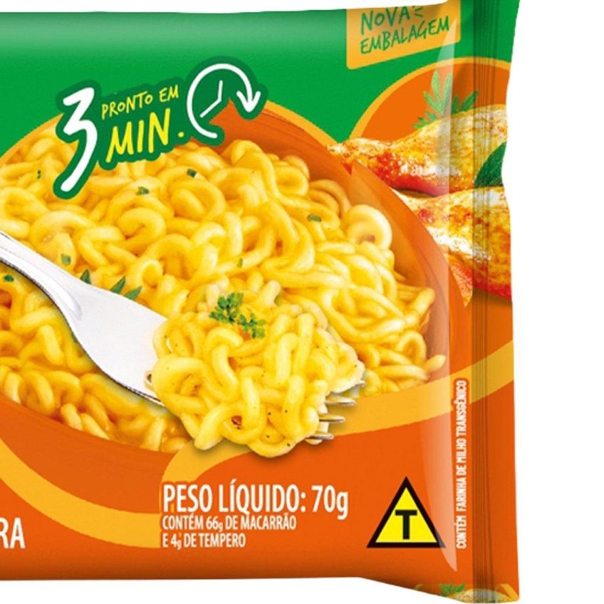 Macarrão Instantâneo Apti Galinha Caipira 70g - Embalagem Com 50 Unidades - imagem 3
