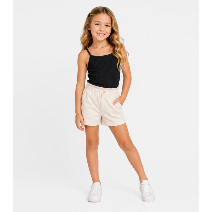 Blusa De Alça Infantil Feminino Trick Nick Preto 10 - imagem 3