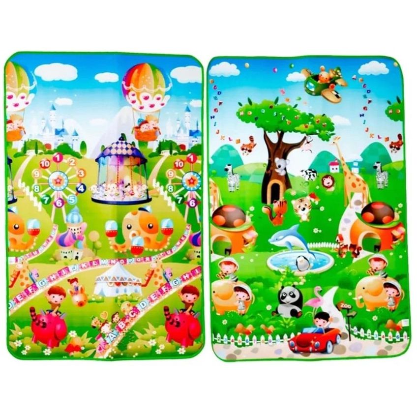 Tapete Infantil 150x180 Cm Tatame Dupla Face 5mm Yins Kids - imagem 3