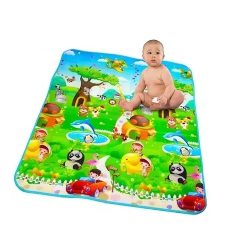 Tapete Infantil 150x180 Cm Tatame Dupla Face 5mm Yins Kids - imagem 5