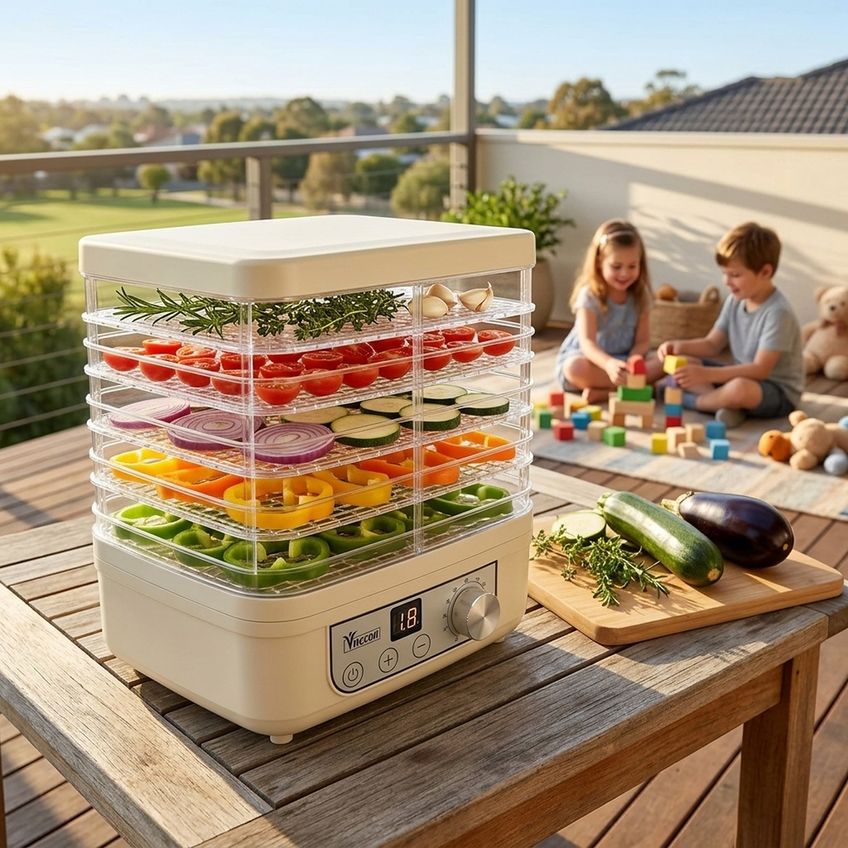 Desidratador Elétrico Doméstico 5 Bandejas Snacks Fruta 110v - imagem 5