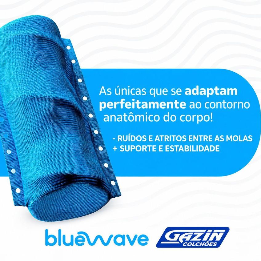 Colchão Solteiro Molas Ensacadas Gazin Londres 88x188x32 - imagem 3