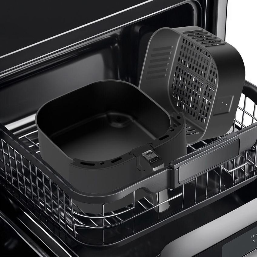 Fritadeira Air Fryer 4,5l Widemax Cyclone Preto E Inox Midea - imagem 3