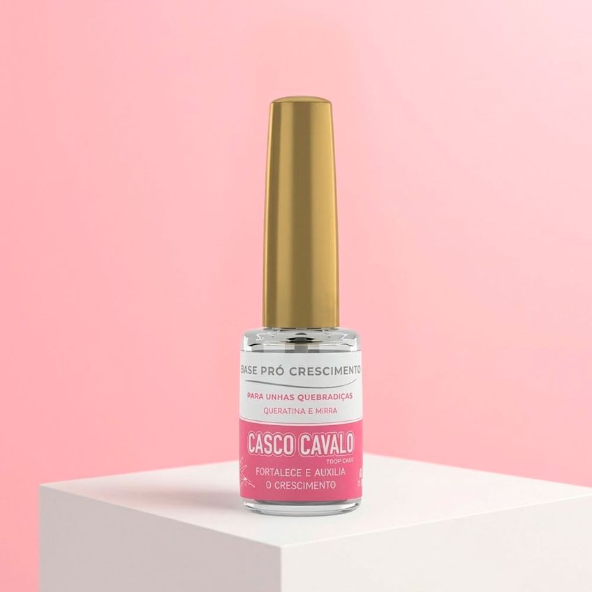 Base De Unha Pró Crescimento Casco Cavalo Trop Care Queratina E Mirra 8ml Trop Care - imagem 3