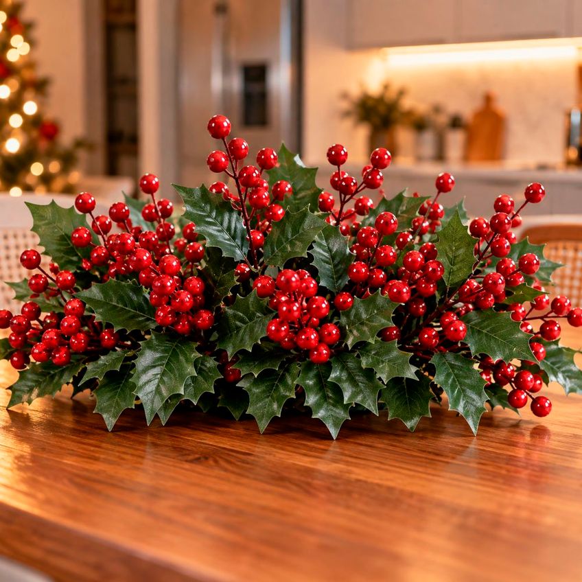 Pick Ramo Natal Artificial Decoração Enfeite 20cm Kit 12pçs - imagem 4