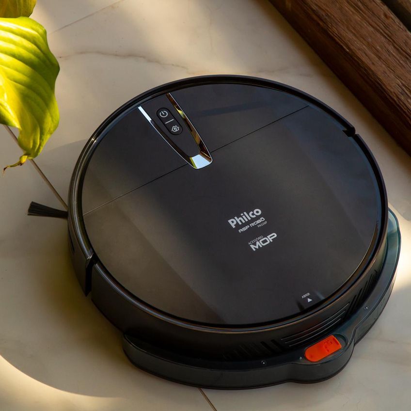 Robô Aspirador De Pó Philco 3 Em 1 Função Mop Pas26p Bivolt Preto - imagem 2