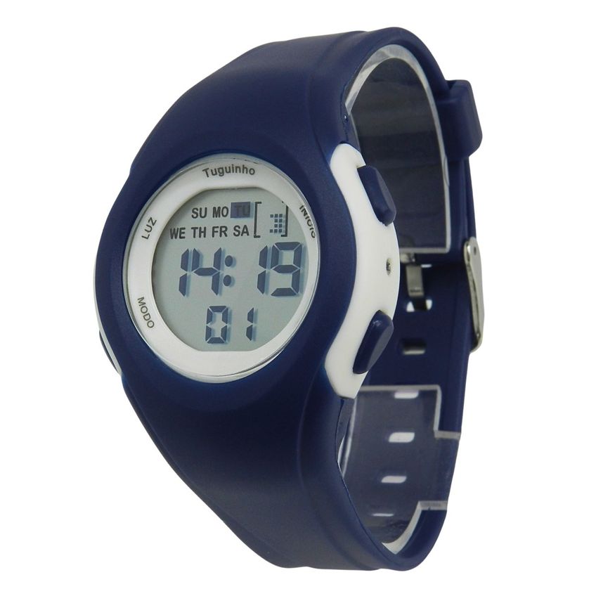 Relógio Menino Tuguir Digital Tg30638 Azul E Branco - imagem 3
