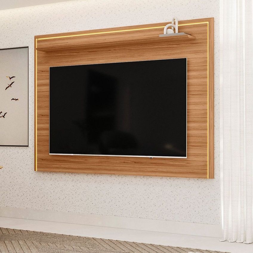 Painel Córdoba Para TV De Até 85" Linea Brasil Canela Fosco - imagem 4