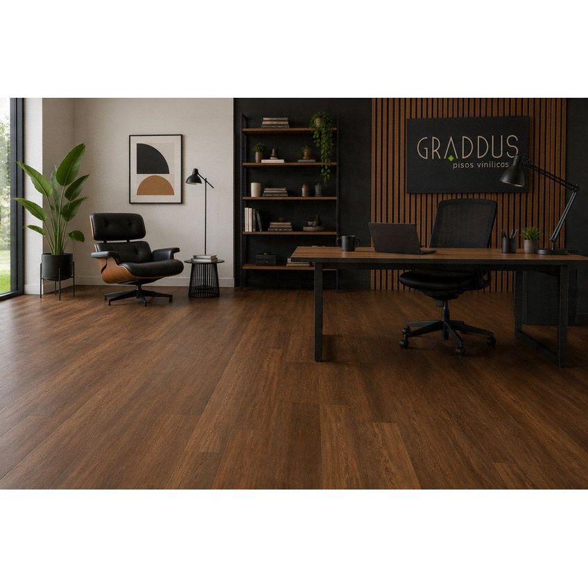 Piso Vinilico Colado 3,34 Unidades - Cumaru Wood - imagem 3