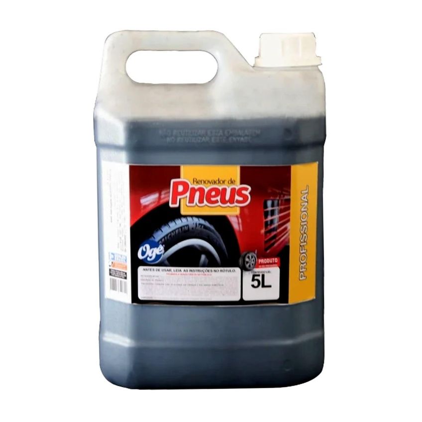 Kit 2 Renovador De Pneus Borracha Ogê Pretinho E Brilho 5L - imagem 2