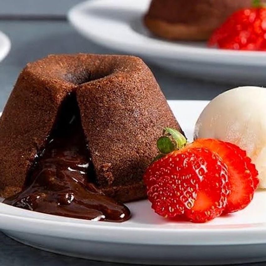 Forminha Forma Para Petit Gateau Padrão Alumínio 6 Peças - imagem 3