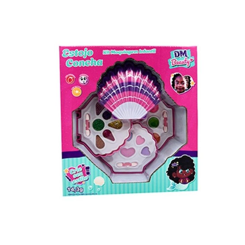 Maquiagem Infantil Estojo Concha Sombras DMBeauty - DMToys - imagem 3
