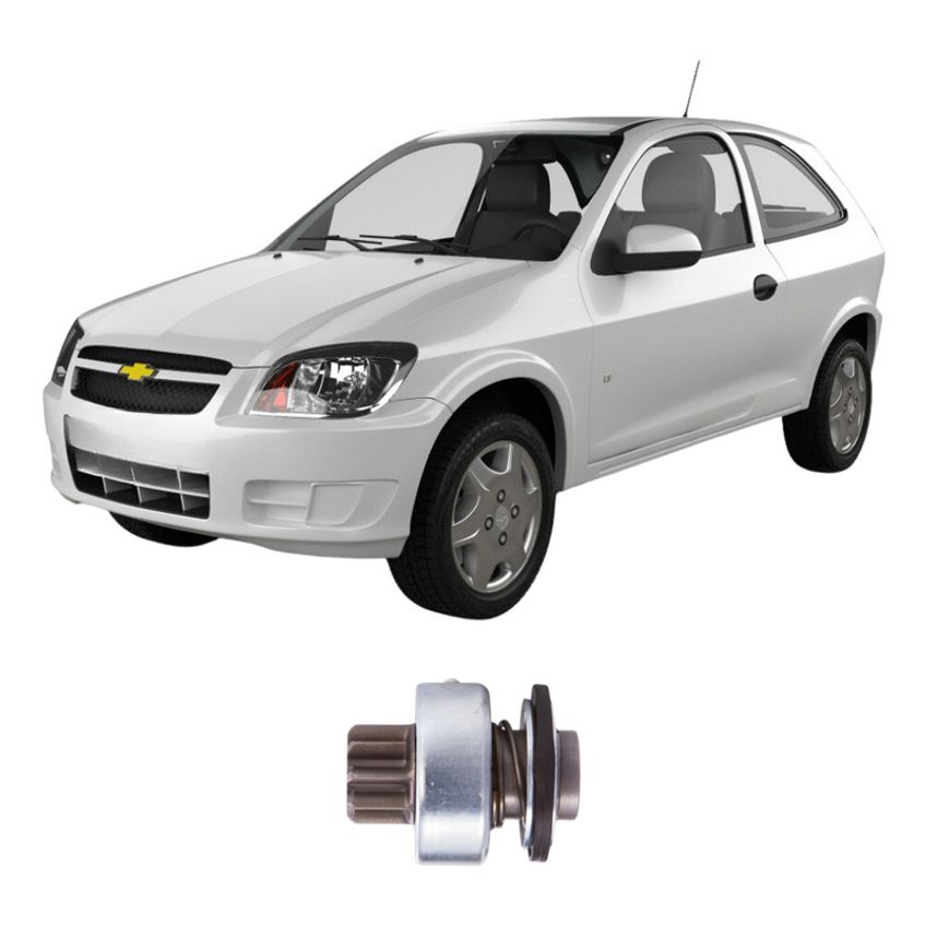 Impulsor Motor Partida GM Celta Corsa Fiat Palio Siena Uno - imagem 4