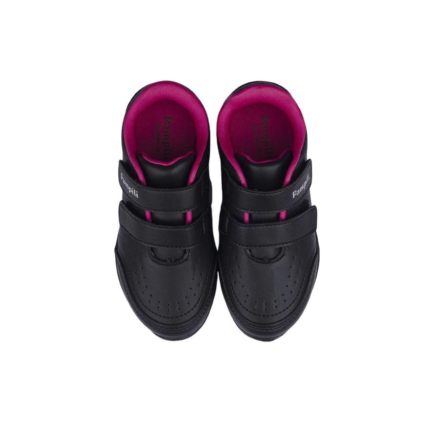 Tênis Pampili Honey Infantil Preto/Rosa 29 - imagem 3