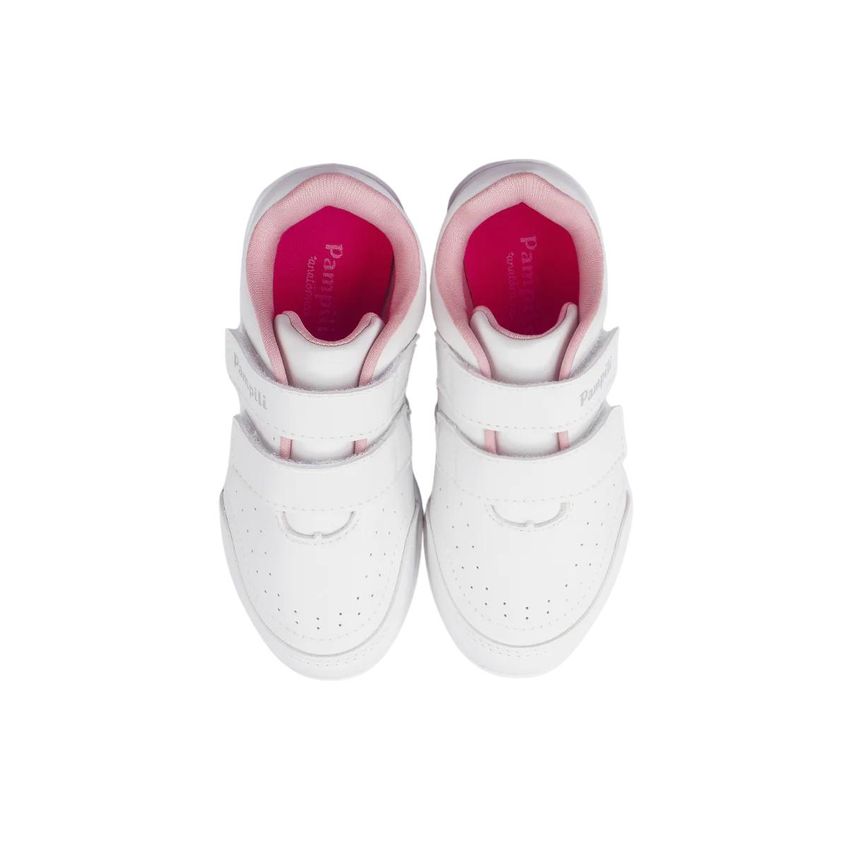 Tenis Pampili Honey Infantil Branco/Rosa 25 - imagem 4