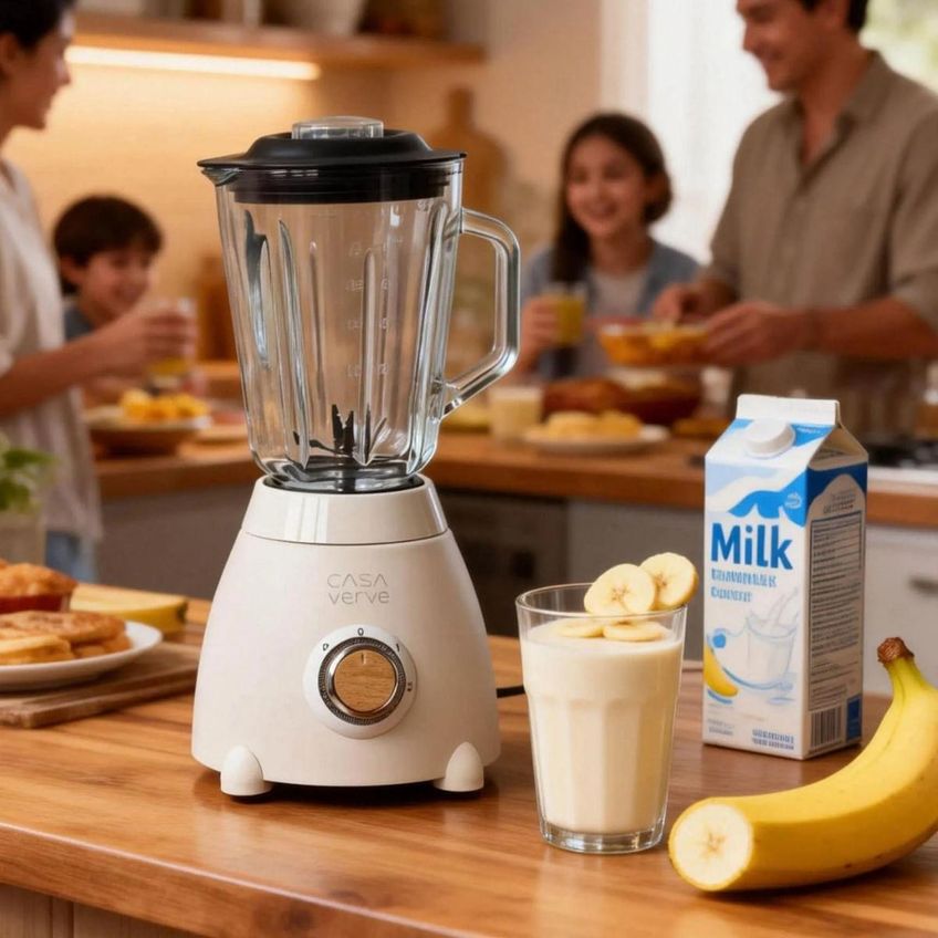 Liquidificador Turbo Power Jarra De Vidro 1,5 L Creme Vintage 220v Lucent Life - imagem 3