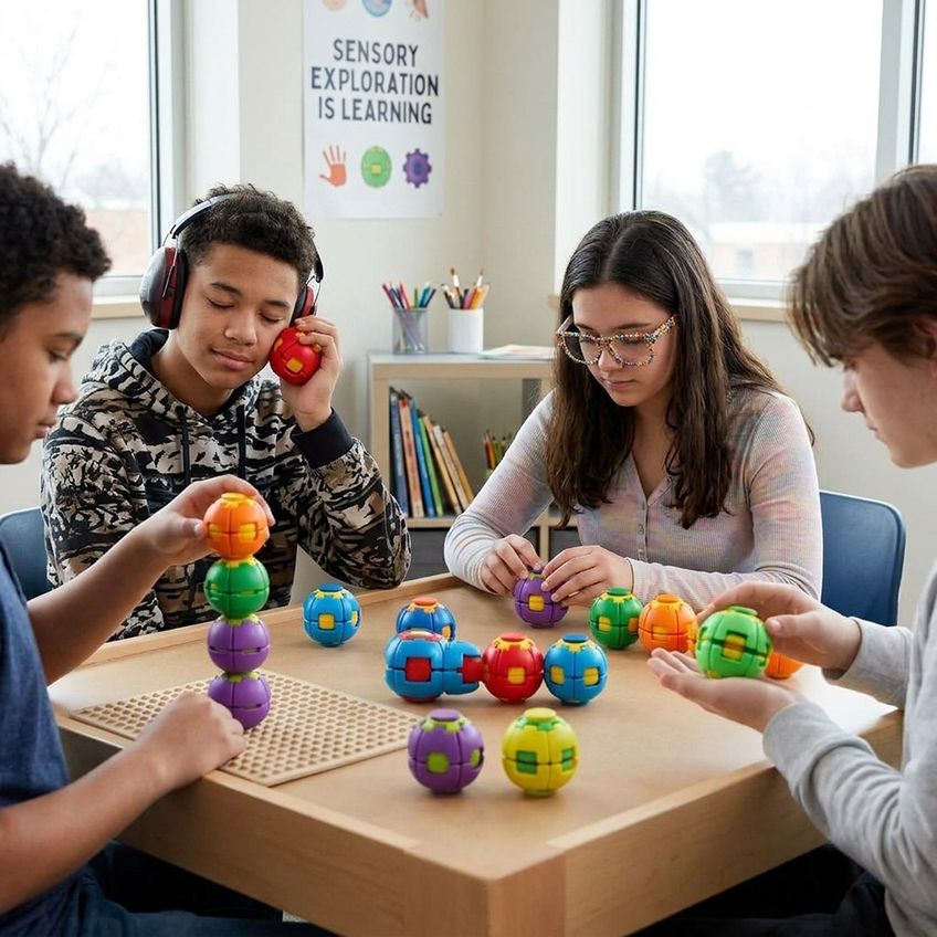 Super Bola Mágica Dobrável Fidget Toy Ajuda Na Concentração - imagem 3