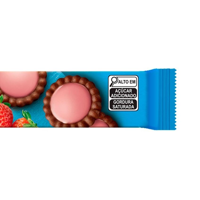 Biscoito Aymoré Tortini Morango 90g Embalagem Com 65 Unidades - imagem 3