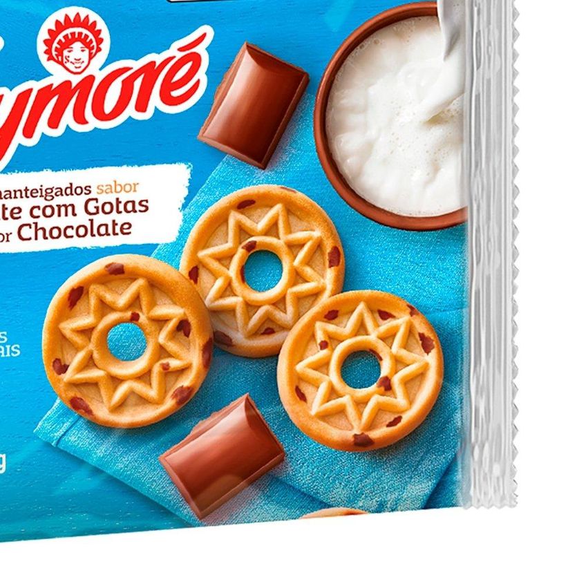 Biscoito Aymoré Amanteigado Leite Com Chocolate 248g - Embalagem Com 28 Unidades - imagem 3
